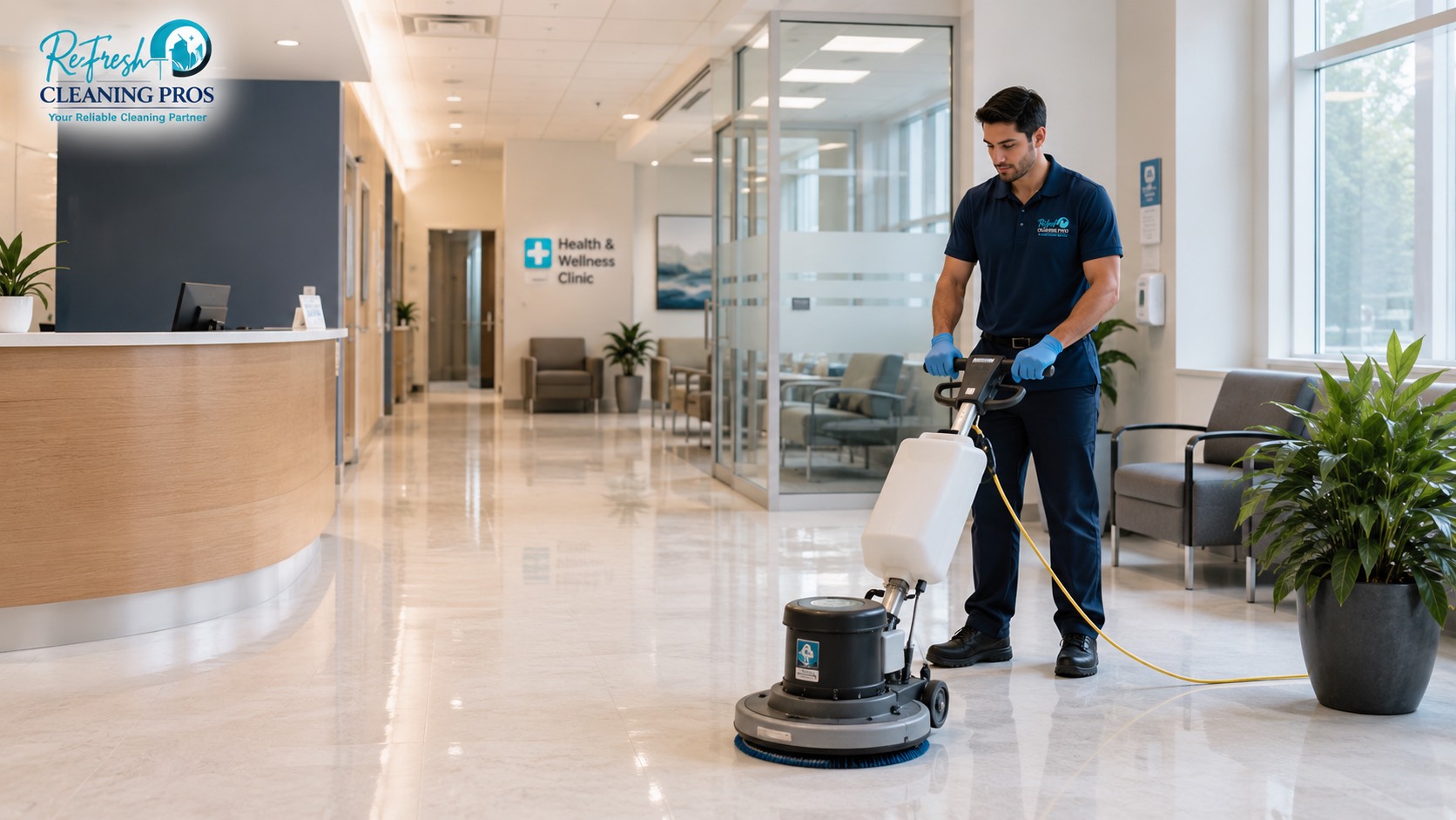 Refresh Cleaning Pros team cleaning a bright Moncton home