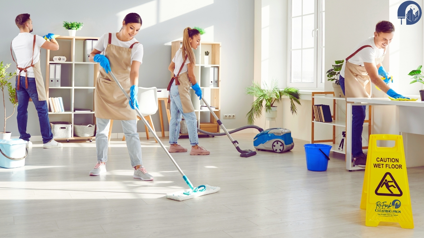 Refresh Cleaning Pros local cleaning team at work in Moncton